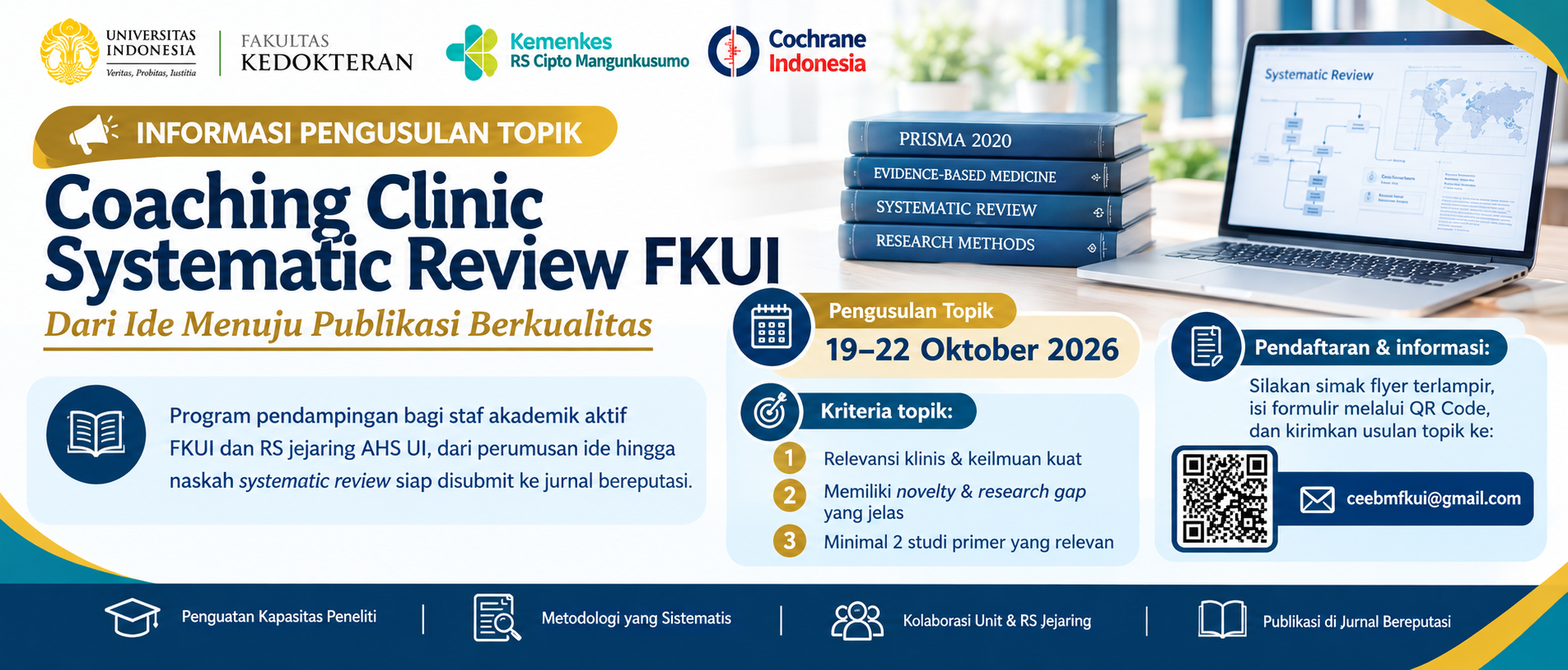 Coaching Clinic Systematic Review: Dari Ide Menuju Publikasi Berkualitas